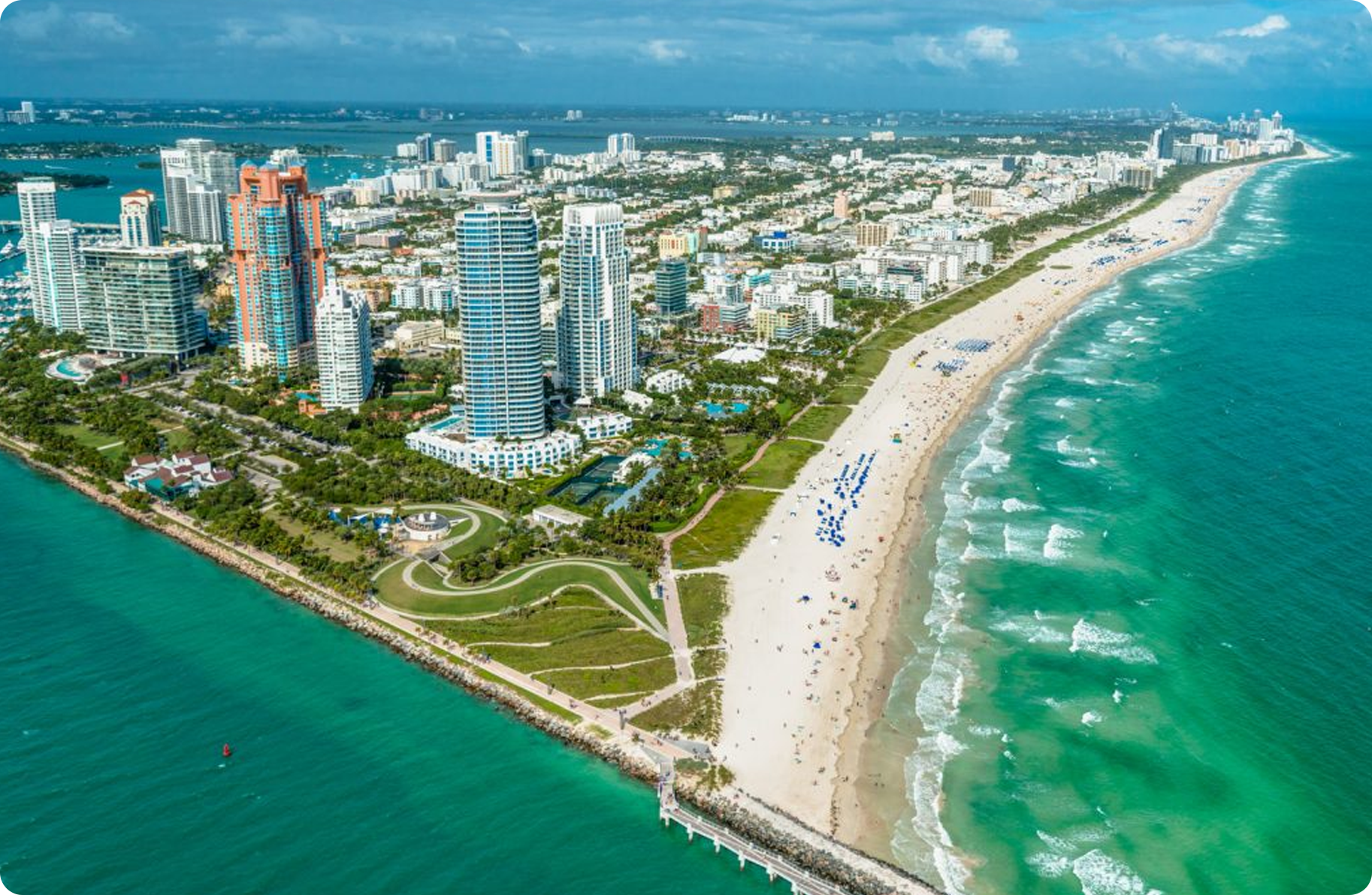 image of south beach in miami
