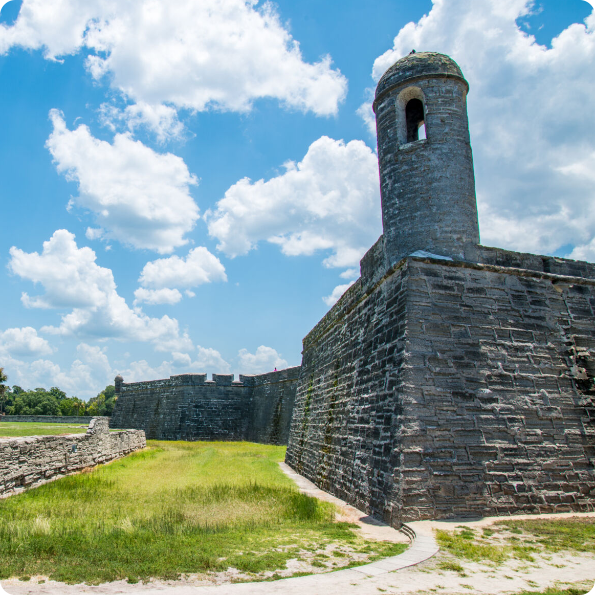 image of a fort-st augustine florida