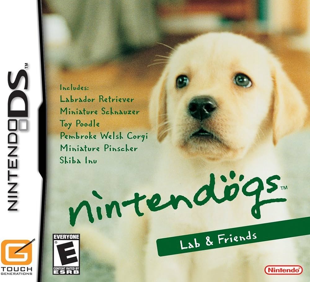 nintendogs ds game cover